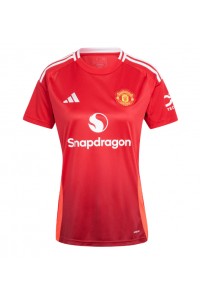 Manchester United Voetbaltruitje Thuis tenue Dames 2024-25 Korte Mouw